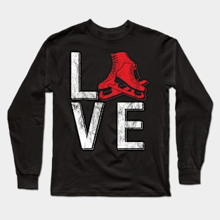 Ice skating love Long Sleeve T-Shirt